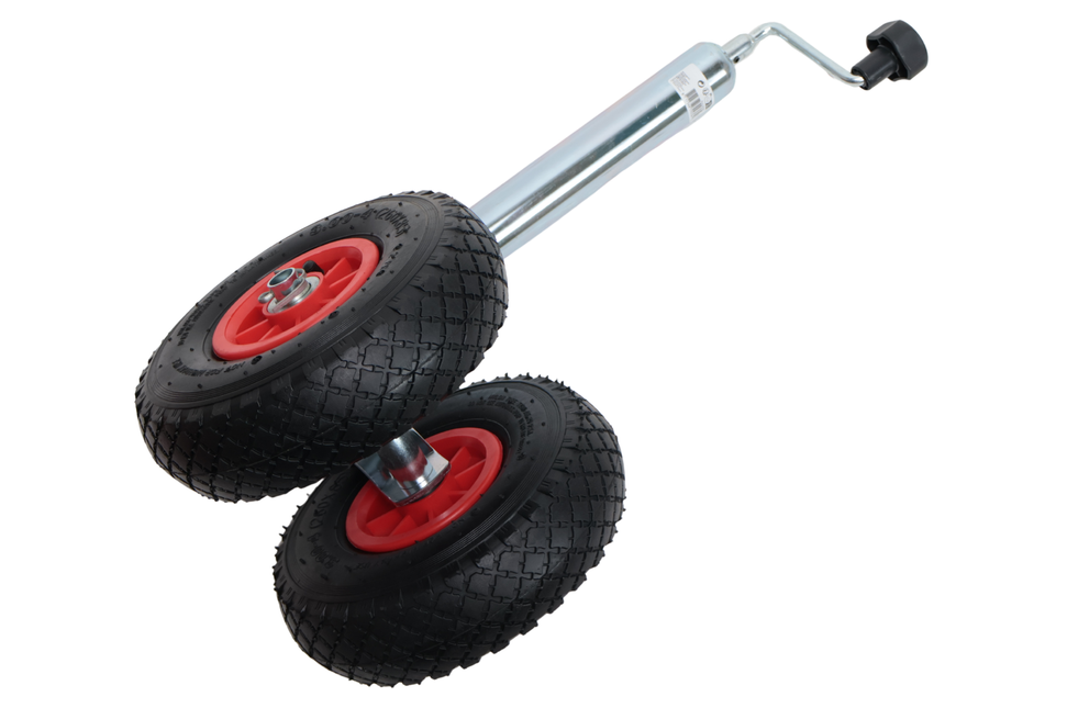 Cantonal Doppelstützrad - 48 mm - Tragfähigkeit: 180 kg - Luftreifen