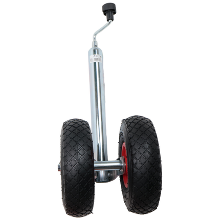 Cantonal Doppelstützrad - 48 mm - Tragfähigkeit: 180 kg - Luftreifen