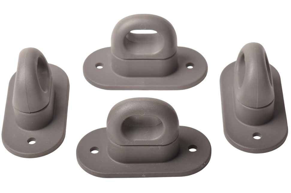 Cantonal Drehkreuze / Drehsperren (Kunststoff) 67x34 mm - 4 Stück