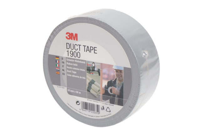 Cantonal DuctTape 3M 1900 Economy 50 mm x 50 Meter silber