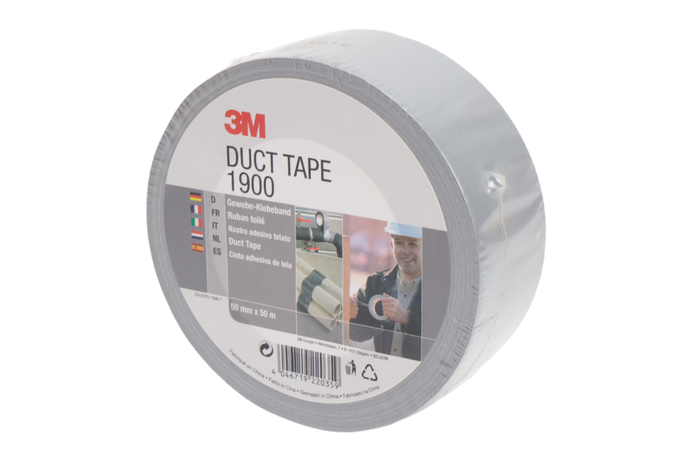 Cantonal DuctTape 3M 1900 Economy 50 mm x 50 Meter silber