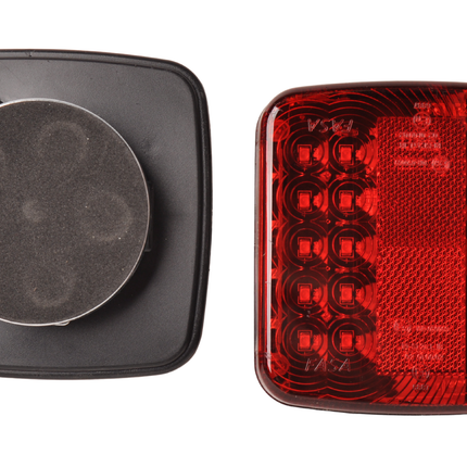 Cantonal Dynamisches kabelloses 7 poliges Rückleuchten Set mit Magneten - LED