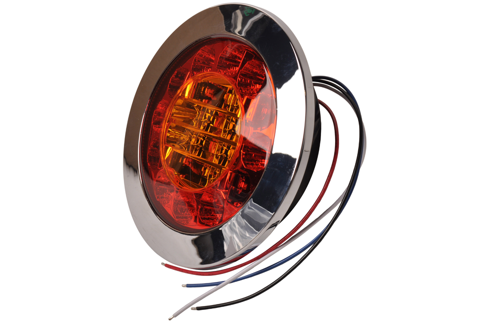 Cantonal Einbau Rückleuchte aus Chrom 155,4x42,7 mm