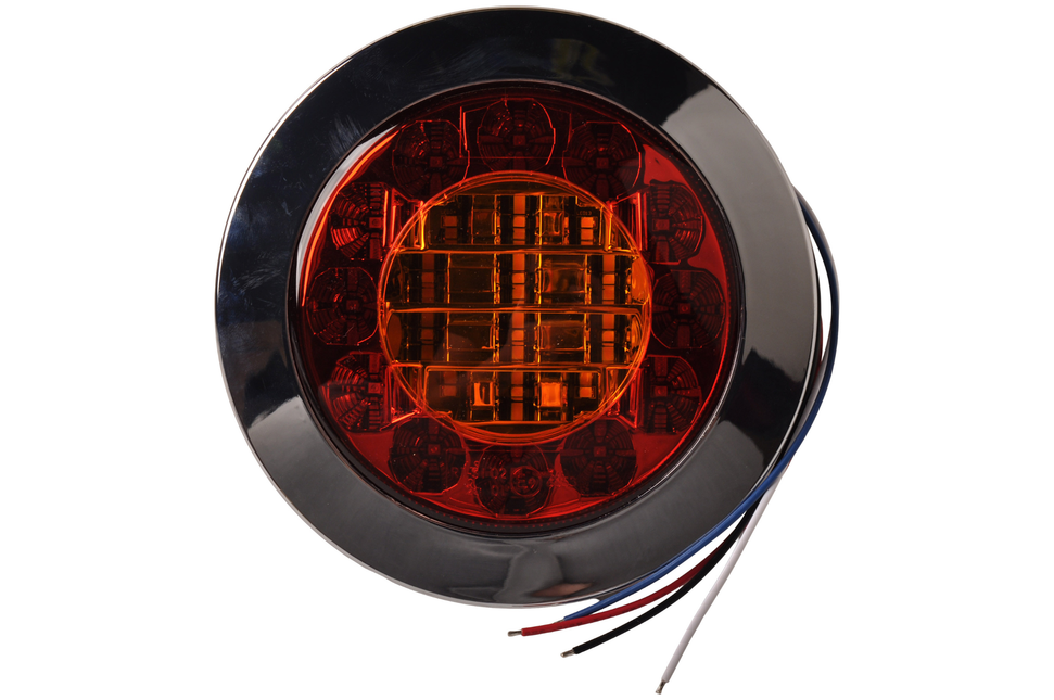 Cantonal Einbau Rückleuchte aus Chrom 155,4x42,7 mm