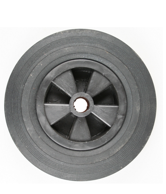 Cantonal Einzelne Ersatzrad für Stützrad mit Kunststofffelge 200 x 50. Mit Rohr von 48 mm Durchmesser.