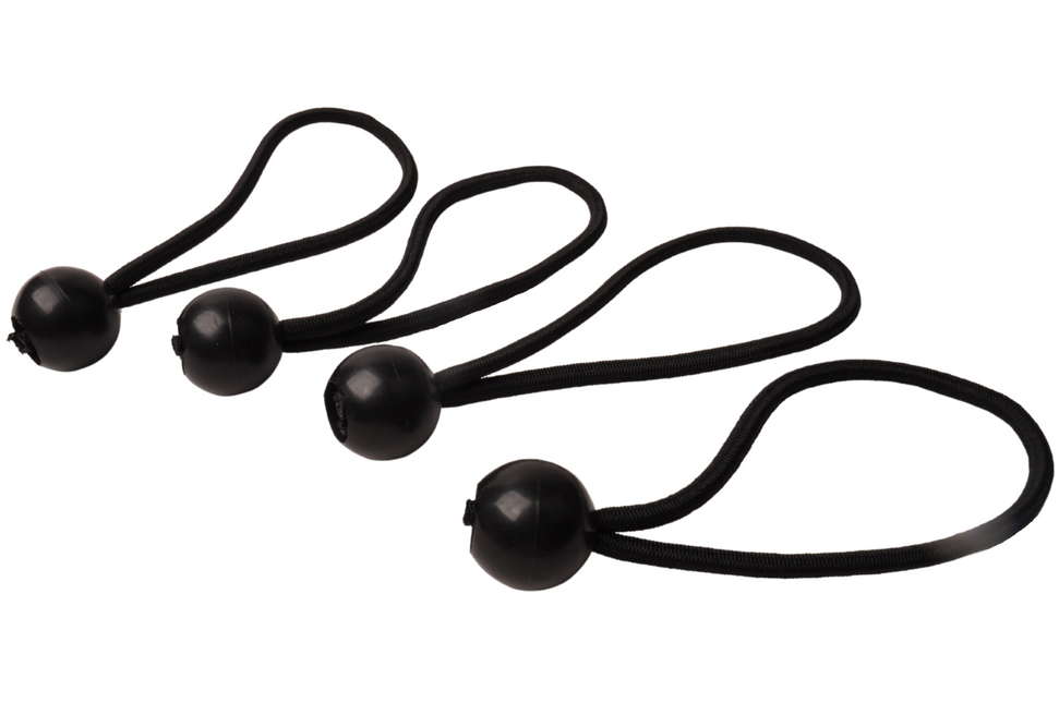 Cantonal Elastische Planenschnüre 4x schwarz 150 mm > 300 mm