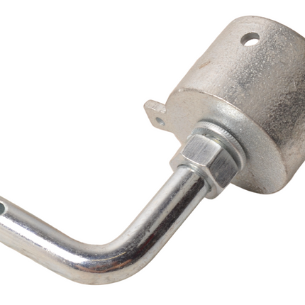 Cantonal Endstück für Bruststange Pferdeanhänger 53x43 mm - 90 Grad