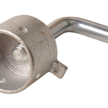 Cantonal Endstück für Bruststange Pferdeanhänger 53x43 mm - 90 Grad