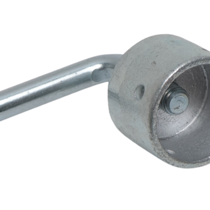 Cantonal Endstück für Bruststange Pferdeanhänger 53x43 mm - 90 Grad