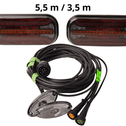 Cantonal Fristom FT-230 LED Rückleuchten Set - 13P - inkl. Markierung