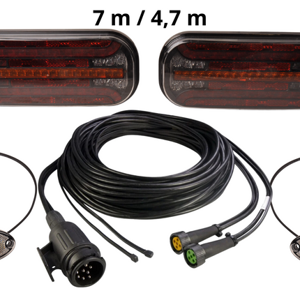 Cantonal Fristom FT-230 LED Rückleuchten Set - 13P - inkl. Markierung