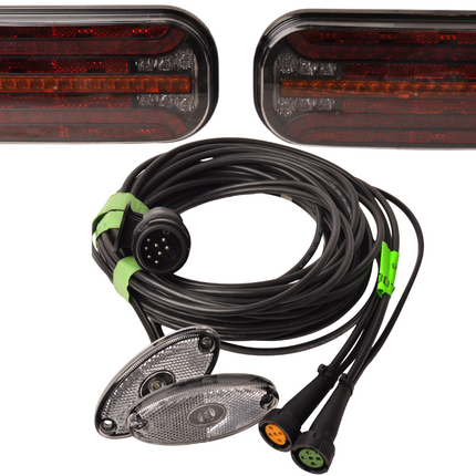 Cantonal Fristom FT-230 LED Rückleuchten Set - 13P - inkl. Markierung