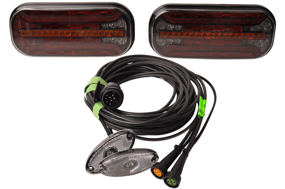 Cantonal Fristom FT-230 LED Rückleuchten Set - 13P - inkl. Markierung