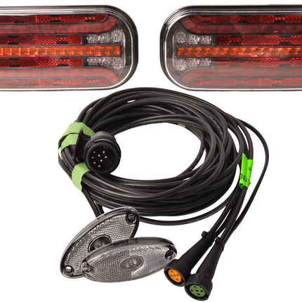 Cantonal Fristom FT-230 LED Rückleuchten Set - 13P - inkl. Markierung
