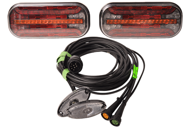 Cantonal Fristom FT-230 LED Rückleuchten Set - 13P - inkl. Markierung