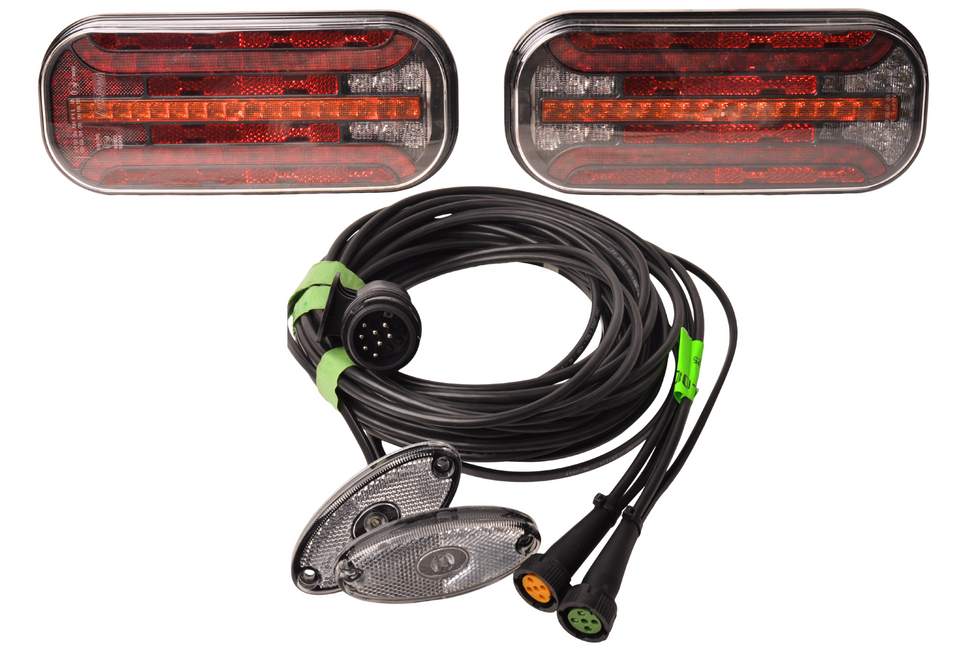 Cantonal Fristom FT-230 LED Rückleuchten Set - 13P - inkl. Markierung