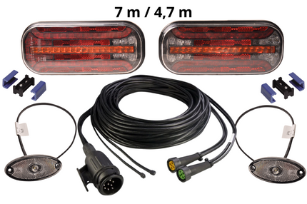 Cantonal Fristom FT-230 LED Rückleuchten Set - 13P - inkl. Markierung