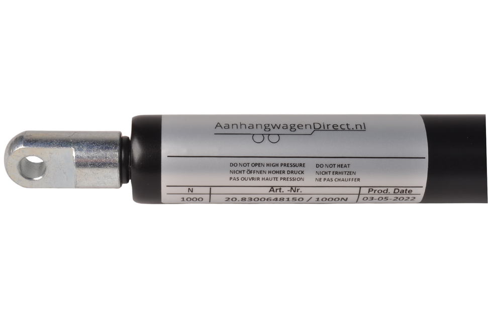 Cantonal Gasfeder für Pferdeanhänger 700mm 1000N bis zu 2500N