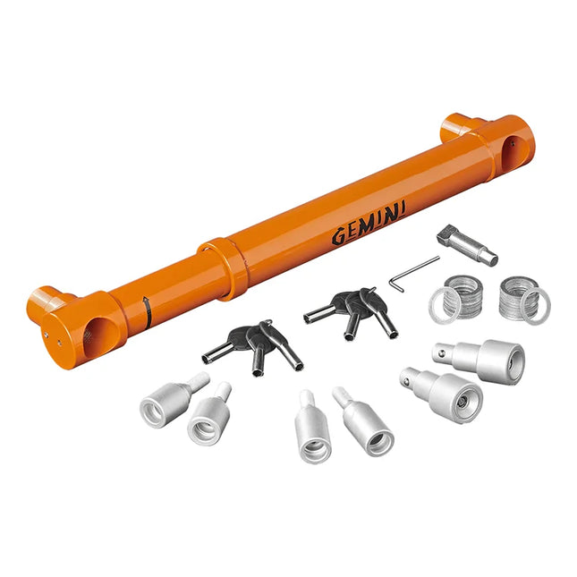 Cantonal Gemini Doppelachs-Radkralle - in der Länge verstellbar