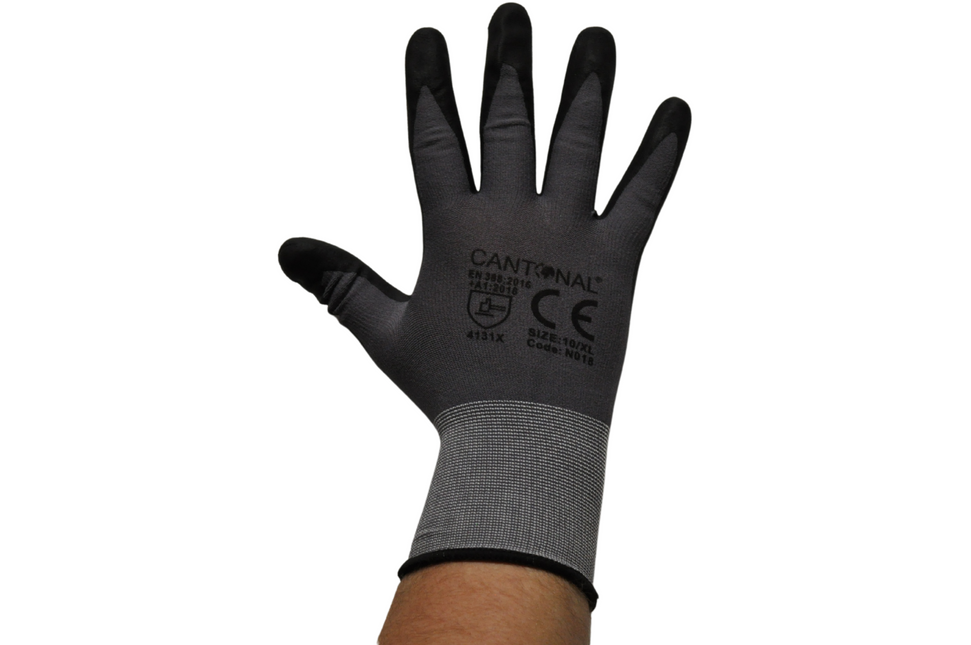 Cantonal Griffhandschuh PU-flex mit belüftetem Rücken 1 Paar