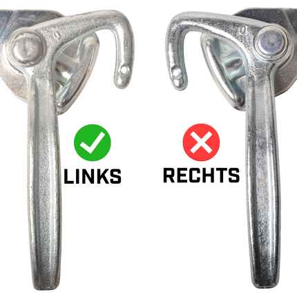 Cantonal Hakenverschluss LINKS Typ 0 (große Montageplatte)