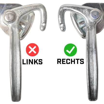 Cantonal Hakenverschluss RECHTS Typ 0 (große Montageplatte)