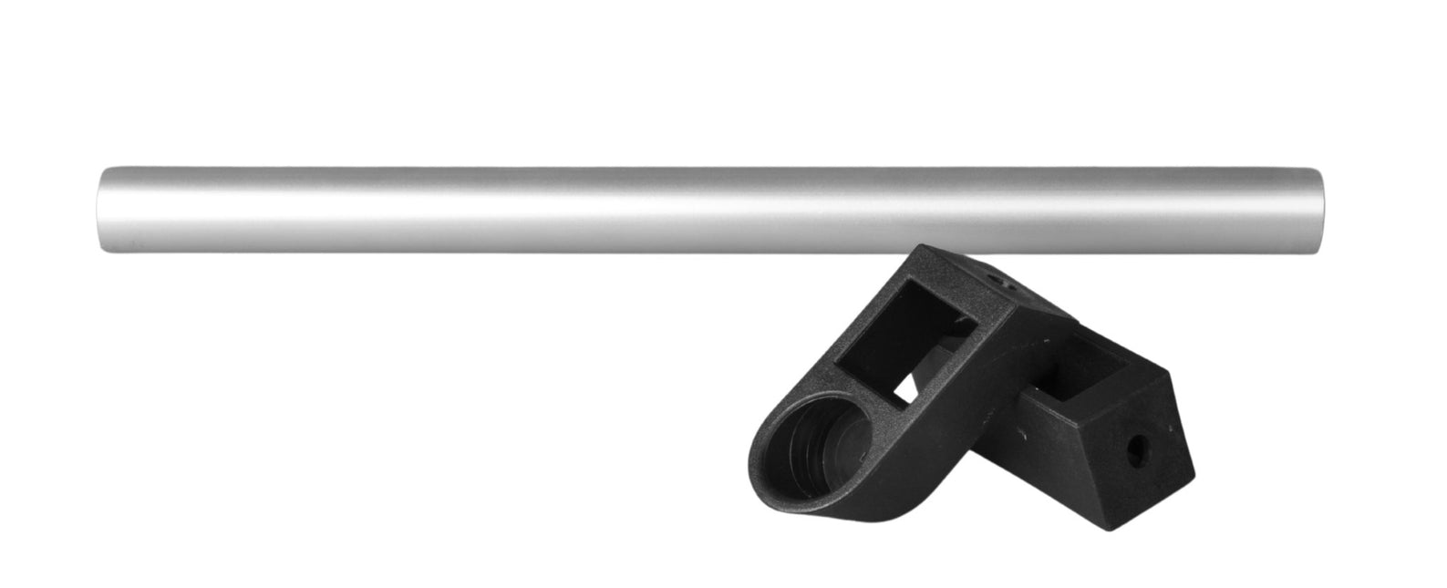 Cantonal Handgriff Aluminium 300x20 mm - silber/schwarz