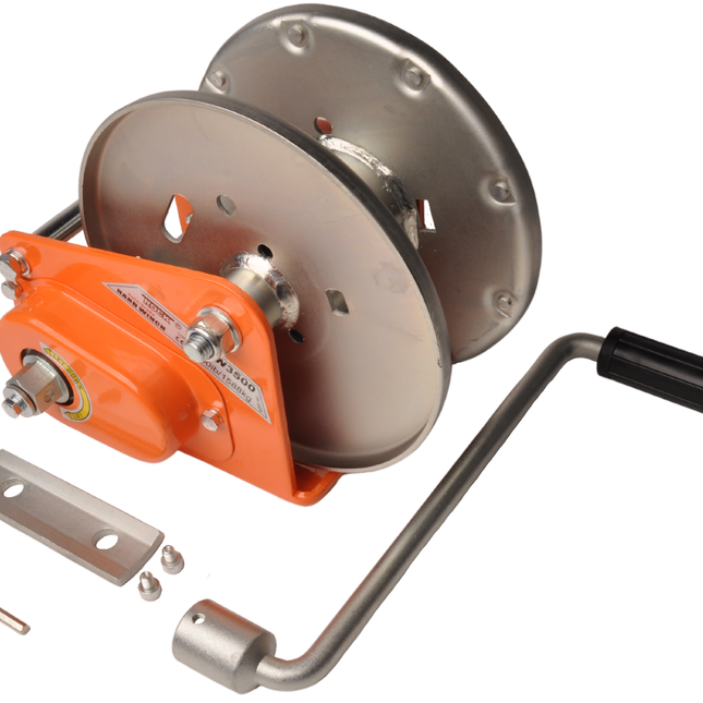 Cantonal Handwinde gebremst 1588 kg Übersetzung 18,4:1