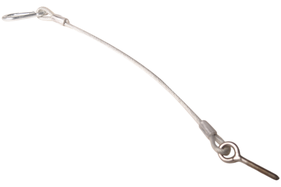 Cantonal Heckklappenkabel mit Karabiner 43 cm