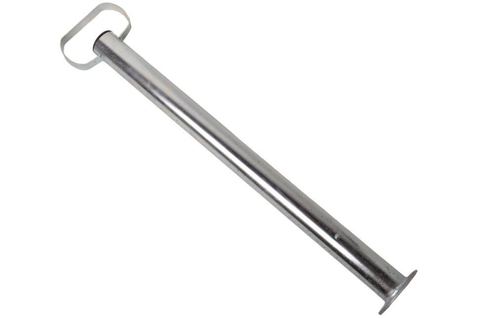 Cantonal Hochwertiger Edelstahl-Stützfuß mit Griff - 700 mm hoch - 48 mm Rohrdurchmesser