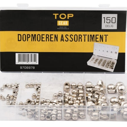 Cantonal Hutmuttern Sortiment 150-teilig
