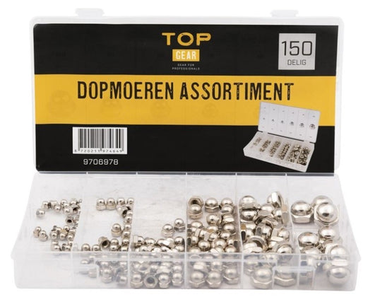 Cantonal Hutmuttern Sortiment 150-teilig