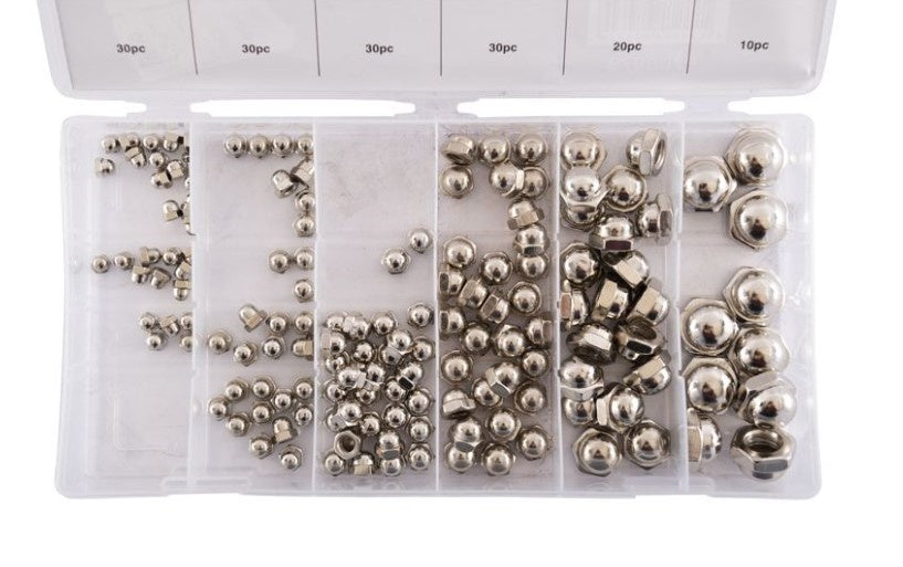 Cantonal Hutmuttern Sortiment 150-teilig