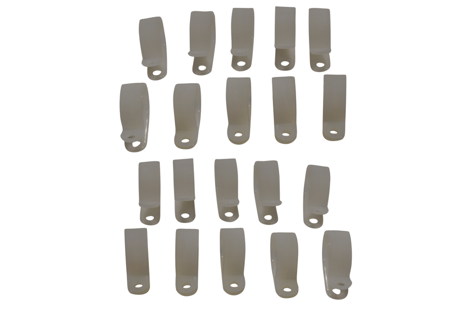 Cantonal Kabelhalterung (20,6 mm Innendurchmesser) zur Befestigung des Beleuchtungskabels - 20 Stück