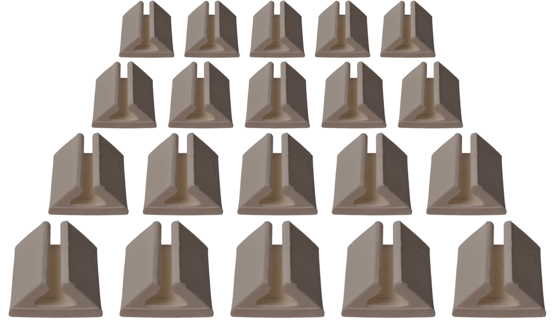 Cantonal Kabelklemme selbstklebend für 2-adriges Kabel - 20 Stück