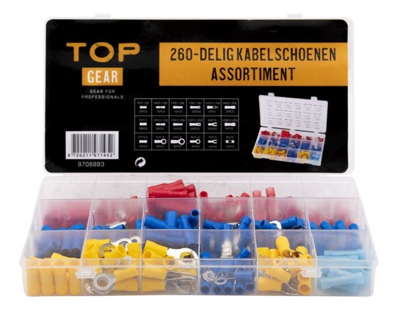 Cantonal Kabelschuhe Sortiment 260-teilig