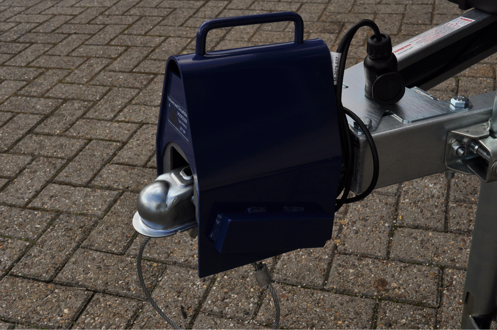 Cantonal Kastenschloss / Anhängerschloss (Taschenmodell) mit SCM-Zulassung - kann auch im angehängten Zustand verwendet werden