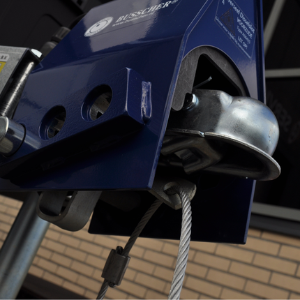 Cantonal Kastenschloss / Anhängerschloss (Taschenmodell) mit SCM-Zulassung - kann auch im angehängten Zustand verwendet werden