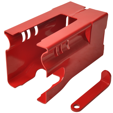 Cantonal Kastenschloss Cantonal - rot - Stahl - Inkl. Edelstahl Diskusschloss mit 2 Schlüsseln