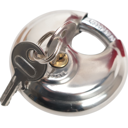 Cantonal Kastenschloss Cantonal - rot - Stahl - Inkl. Edelstahl Diskusschloss mit 2 Schlüsseln