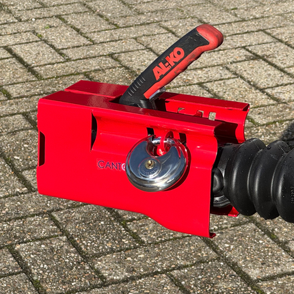 Cantonal Kastenschloss Cantonal - rot - Stahl - Inkl. Edelstahl Diskusschloss mit 2 Schlüsseln