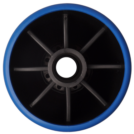 Cantonal Kielrolle blau - 200x104 mm - Nabendurchmesser 22 mm