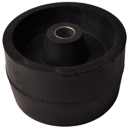 Cantonal Kielrolle schwarz - 115x86 mm - 22 mm Nabendurchmesser