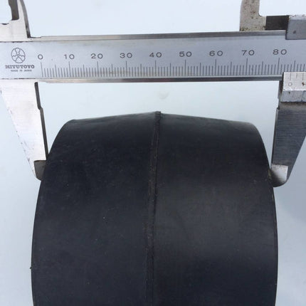 Cantonal Kielrolle schwarz - 115x86 mm - 22 mm Nabendurchmesser