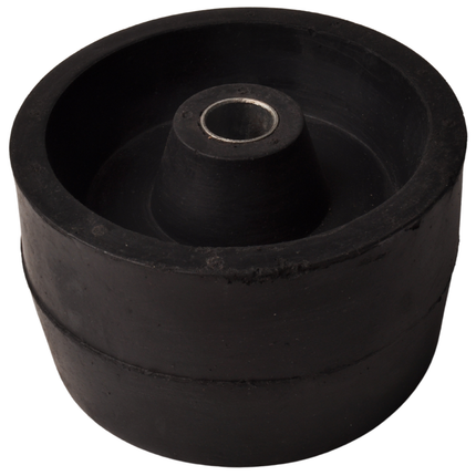 Cantonal Kielrolle schwarz - 145x86 mm - 22 mm Nabendurchmesser