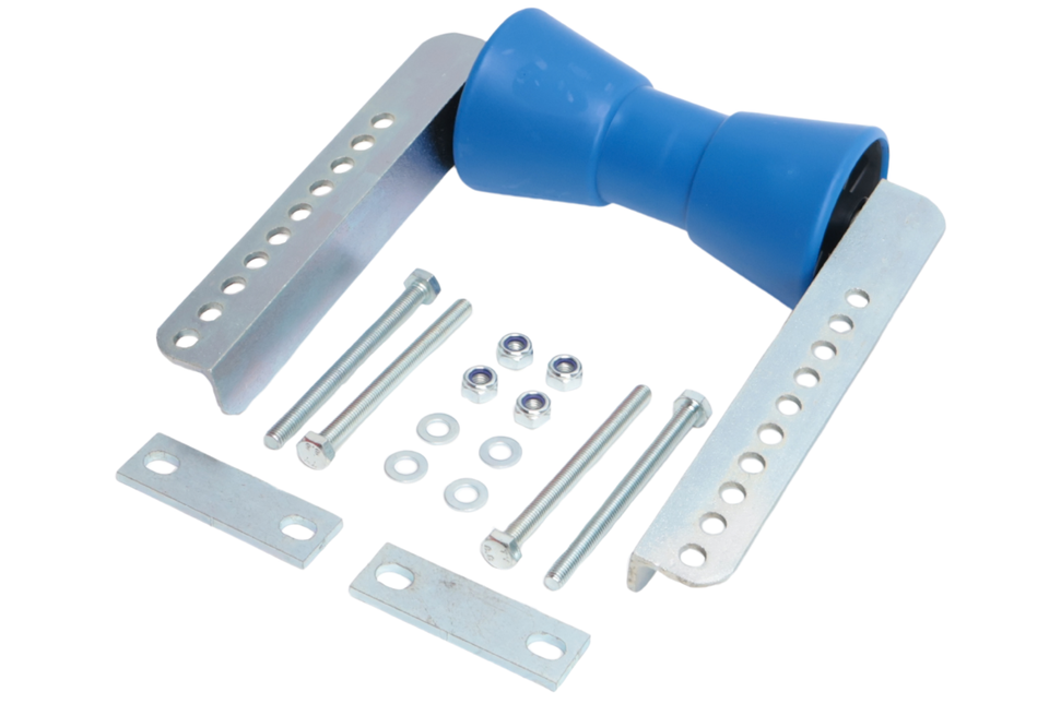 Cantonal Kielrollensatz - 200x104 mm - blau - inklusive Bügel 100x73 mm - PE