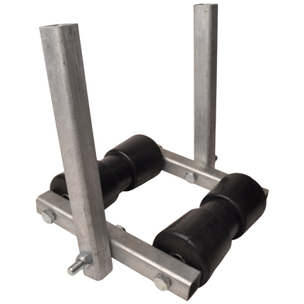 Cantonal Kippbarer Kielrollensatz - 183x85 mm - Hülse 30x30 mm - 2-teilig