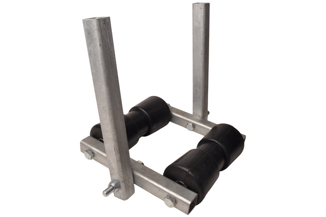 Cantonal Kippbarer Kielrollensatz - 183x85 mm - Hülse 30x30 mm - 2-teilig