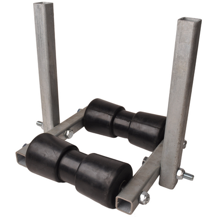 Cantonal Kippbarer Kielrollensatz - 183x85 mm - Hülse 30x30 mm - 2-teilig