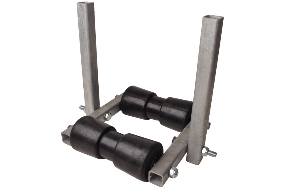 Cantonal Kippbarer Kielrollensatz - 183x85 mm - Hülse 30x30 mm - 2-teilig